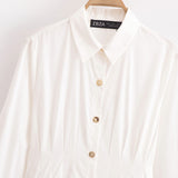 ZARZ Homemade New Women's Classic Clip Long-Sleeved Muffin Dress 0387053 HZ0107