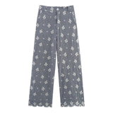 ZARZ Homemade New Women's Embroidered T-Shirt Embroidered Small Tricked Legs HZ0107