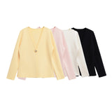 ZARZ Homemade New Women's Oceaned Smozy Casual Simple Knitted Coat 4192005 HZ0107