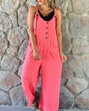 2025 Fashion Casual Button Backs And Pants Women's Pants HZ0107