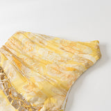 ZARZ Homemade New Women's Clothing Sexy Single Shoulder Waisted Waist Dress HZ0107