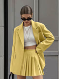 2025 Fashion Casual Suit 100 Folded Skirt Dress Suit Women's Clothing HZ0107