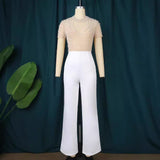 AM221118 Round-Neck Short-Sleeved Nail Beads Jumpsuit Casual Wind High Waist Thin Party Dress Jumpsuit HZ0107