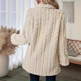 Autumn And Winter New Fashion Explosion Thick Cardigan Lady Imitation Fur Coat