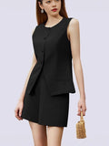 2025 New Fashion Temperament Vest Suit Women's Clothing HZ0107