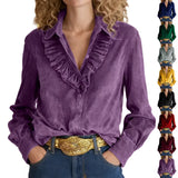 2025 New Fashion Temperament Print Collar Coat Women's Clothing HZ0107