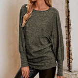 Two Sets Of Women 2025 Autumn New Fashion Casual Straight Pants Temperament Loose V Collar Pit Knitting Sleeve