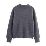 ZARZ Homemade New Women's Seam Smouse Casual Embroidery Zipper Jack T-Shirt HZ0107