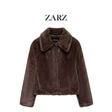 ZARZ Homemade New Women's Oceaned Tfleet Tweed Eye Knitted Coat 9598065 HZ0107