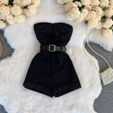 Brassing Fit Panty Women's New High-Rise Thin Leg Shorts Small Casual Jumpsuit Hottie Trousers