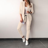 2025 New Fashion Casual Suit Suit Women's Two-Piece Set HZ0107