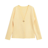 ZARZ Homemade New Women's Oceaned Smozy Casual Simple Knitted Coat 4192005 HZ0107