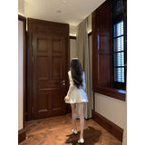 Cold And Light Sunscreen Knitted Cardigan First Love Fluen Lace Little White Dress Two Sets Of Women