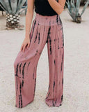 2025 New Wish Hot Fashion Tight High-Waist Pocket Wide Leg Trousers Casual Pants