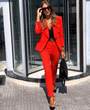2025 New Fashion Casual Suit Women's Clothing HZ0107