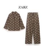 ZARZ Homemade New Women's Classic Hundred Embroidery Shirt Embroidery Pants 3427664 HZ0107